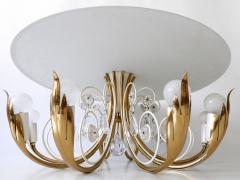  Vereinigte Werkst tten Elegant 10 Flamed Chandelier or Ceiling Lamp by Vereinigte Werkst tten 1950s - 2610047