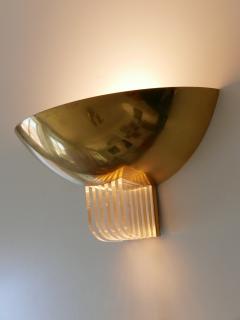  Vereinigte Werkst tten Elegant Brass Lucite Sconce by Vereinigte Werkst tten Germany 1960s - 2610078