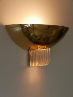  Vereinigte Werkst tten Elegant Brass Lucite Sconce by Vereinigte Werkst tten Germany 1960s - 2610089