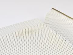  Vereinigte Werkst tten F r Kunst Im Handwerk Vereinigte Werkst tten Rigitulle Brass and Perforated Metal Tray Germany 1970s - 4431507