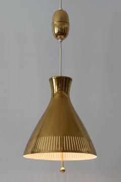  Vereinigte Werkst tten M nchen Mid Century Modern Counterweight Brass Pendant Lamp by Vereinigte Werkst tten - 1826534