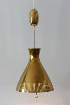  Vereinigte Werkst tten M nchen Mid Century Modern Counterweight Brass Pendant Lamp by Vereinigte Werkst tten - 1826539