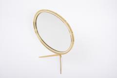  Vereinigte Werkst tten M nchen Mid Century Modern Oval Brass Table Mirror by Vereinigte Werkst tten - 2008471