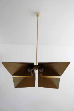  Vereinigte Werkst tten M nchen Rare Brass Pendant Lamp by Vereinigte Werkst tten M nchen Germany 1970s - 2344399