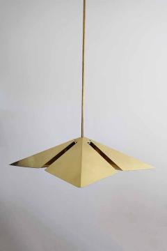  Vereinigte Werkst tten M nchen Rare Brass Pendant Lamp by Vereinigte Werkst tten M nchen Germany 1970s - 2344400
