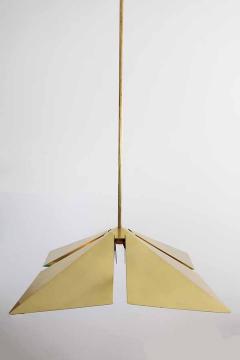  Vereinigte Werkst tten M nchen Rare Brass Pendant Lamp by Vereinigte Werkst tten M nchen Germany 1970s - 2344405