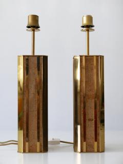  Vereinigte Werkst tten M nchen Set of Two Monumental Mid Century Table Lamps by Vereinigte Werkst tten Germany - 2141373