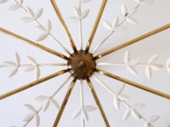  Vereinigte Werkst tten Rare Lovely Brass Sputnik Ceiling Lamp or Sconce by Vereinigte Werkst tten 1950s - 2906336