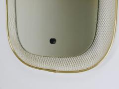  Vereinigte Werkst tten Vereinigte Werkst tten Mid Century Wall Mirror Rigitulle Metal Brass Germany - 4712300