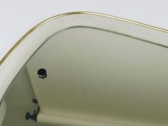  Vereinigte Werkst tten Vereinigte Werkst tten Mid Century Wall Mirror Rigitulle Metal Brass Germany - 4712301