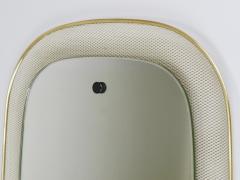  Vereinigte Werkst tten Vereinigte Werkst tten Mid Century Wall Mirror Rigitulle Metal Brass Germany - 4712302
