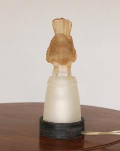  Verlys Glass Pair of Fine French Art Deco Bird Night Lights in Molded Glass by Verlys - 4222315