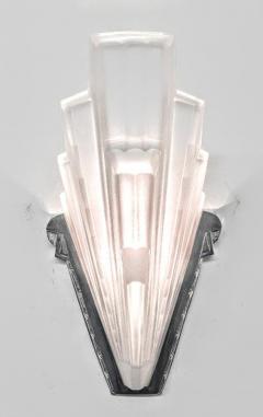  Verrerie des Hanots French Art Deco Wall Sconces by Hanots - 3942397