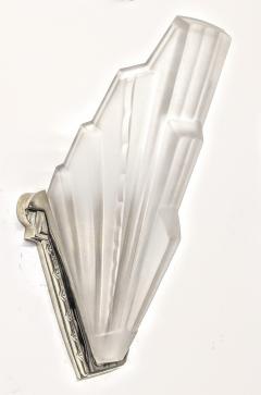  Verrerie des Hanots French Art Deco Wall Sconces by Hanots - 3942400