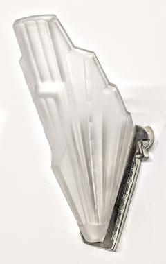  Verrerie des Hanots French Art Deco Wall Sconces by Hanots - 3942401