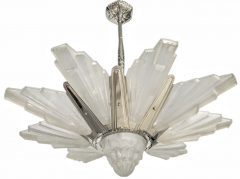  Verrerie des Hanots French Art Deco Wall Sconces by Hanots - 3942407