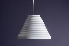  Vest Leuchten Pair of White Conical Pendant Lamps by Wilhelm Vest - 4388984