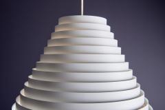  Vest Leuchten Pair of White Conical Pendant Lamps by Wilhelm Vest - 4388989