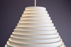  Vest Leuchten Pair of White Conical Pendant Lamps by Wilhelm Vest - 4388990