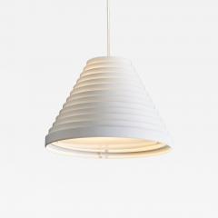  Vest Leuchten Pair of White Conical Pendant Lamps by Wilhelm Vest - 4392844