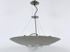  Vest Leuchten Rare Chandelier or Pendant Lamp 1840 Lochschale by VEST Leuchten Austria 1980s - 4547996