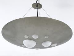  Vest Leuchten Rare Chandelier or Pendant Lamp 1840 Lochschale by VEST Leuchten Austria 1980s - 4548003