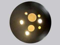  Vest Leuchten Rare Chandelier or Pendant Lamp 1840 Lochschale by VEST Leuchten Austria 1980s - 4548005