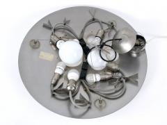  Vest Leuchten Rare Chandelier or Pendant Lamp 1840 Lochschale by VEST Leuchten Austria 1980s - 4548006