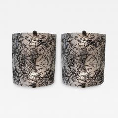  Vetreria DeMajo Pair of Murano Glass Wall Sconces by De Majo Italy - 3284473