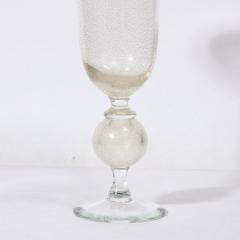  Vetri Artistici Mid Century Venetian Palatial Handblown Translucent Glass Vase - 3376159