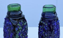  Vetri Murano 1940s Murano Glass Brutalist Style Vases - 3056010