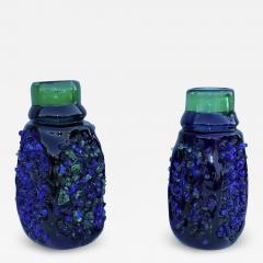  Vetri Murano 1940s Murano Glass Brutalist Style Vases - 3057085