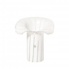  Vetri Murano Mid Century Hand Blown Murano Cala Lilly Form White Uplights signed Vetri Murano - 4622448