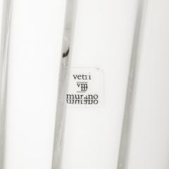  Vetri Murano Mid Century Hand Blown Murano Cala Lilly Form White Uplights signed Vetri Murano - 4622468