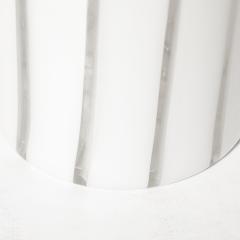  Vetri Murano Mid Century Hand Blown Murano Cala Lilly Form White Uplights signed Vetri Murano - 4622476