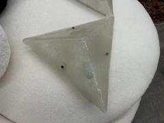  Vetri Murano Pair Of Mid Century Modern Triangular Murano Sconces - 3700159