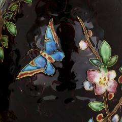  Vieillard Cie Pair of faience oil lamps attributed to Vieillard Cie - 2093566