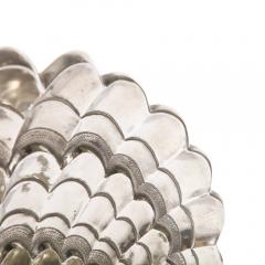  Vincent Garnier Pair of French Art Deco Shell Lamps in Polished Pewter by Vincent Garnier - 2908871