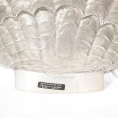  Vincent Garnier Pair of French Art Deco Shell Lamps in Polished Pewter by Vincent Garnier - 2908987
