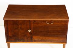  Vinde Mobelfabrik Danish Modern mahogany and brass cabinet - 962277