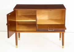  Vinde Mobelfabrik Danish Modern mahogany and brass cabinet - 962279