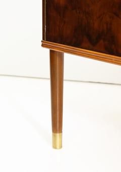  Vinde Mobelfabrik Danish Modern mahogany and brass cabinet - 962283