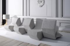  Vintage Domus Collection New Collection AI Infinity Contemporary Sofa - 3795262