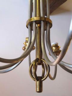  Vintage Murano Gallery 8 Arm French 1940 chandelier 2019 - 3539919