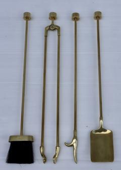  Virginia Metalcrafters VMC Virginia Metalcrafters Modernist Brass Fireplace Tools - 2718701