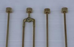  Virginia Metalcrafters VMC Virginia Metalcrafters Modernist Brass Fireplace Tools - 2718702