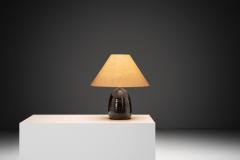  Visby Keramik Glazed Stoneware Table Lamp by Visby Keramik Denmark ca 1960s - 4563183