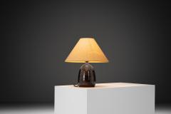  Visby Keramik Glazed Stoneware Table Lamp by Visby Keramik Denmark ca 1960s - 4563369