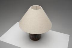  Visby Keramik Glazed Stoneware Table Lamp by Visby Keramik Denmark ca 1960s - 4563374