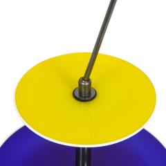  Vistosi Artisan Illuminating Side Table in Steel with Murano Glass Discs 1982 - 2412866